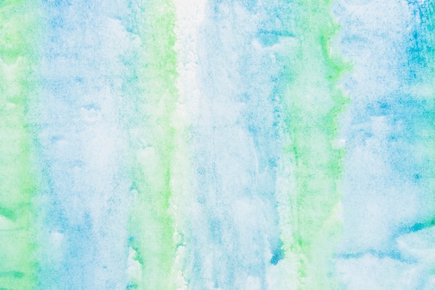 Blue and green painted texture background