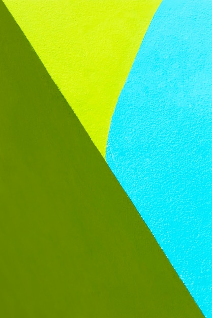 Синий и зеленый фон стены