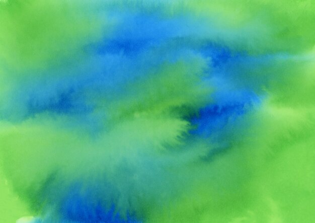 Blue Green Watercolor