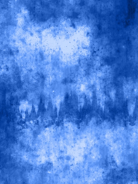 Синий гранж-фон с царапинами и пятнами