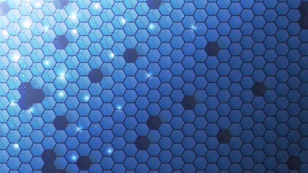 Blue hex textures for networking