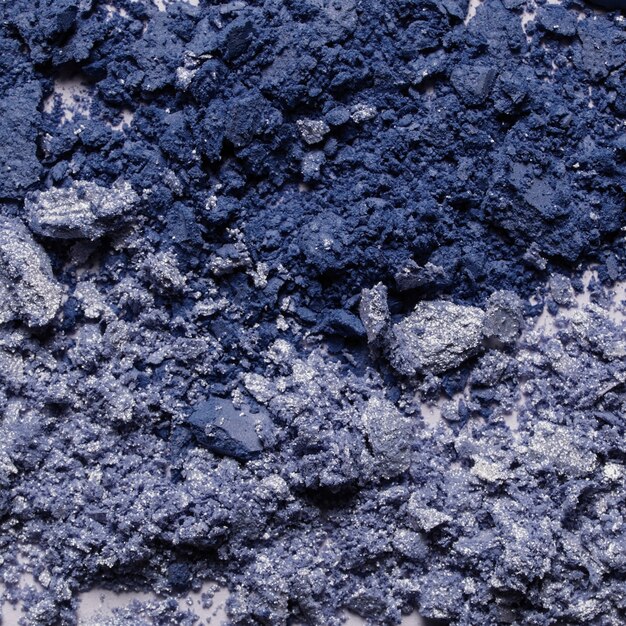 Blue make up powder