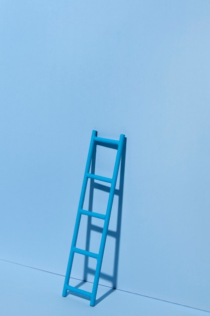 Blue monday with ladder