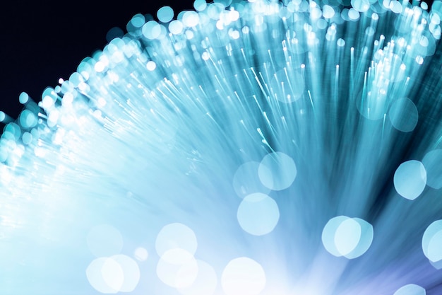 Blue optic fiber