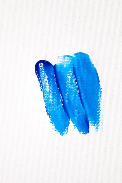 Blue paint stain