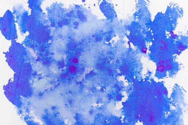 Free photo blue painting stains