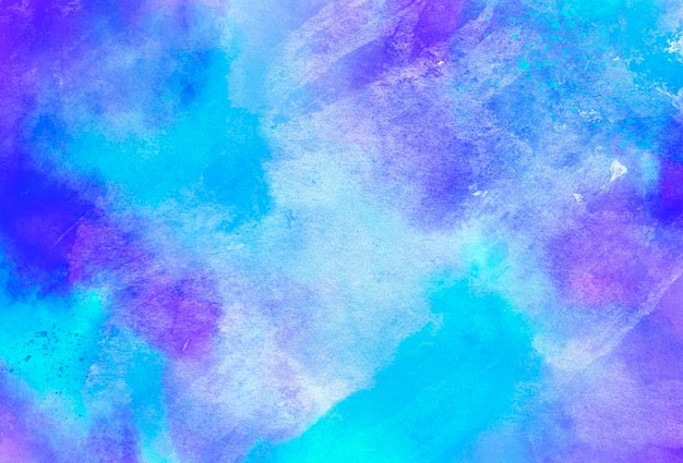 青と紫の水彩画の背景