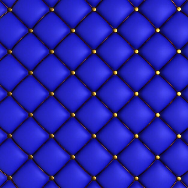 Blue quilted texture