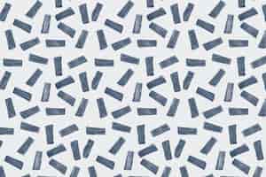 無料写真 青い長方形ブロック印刷パターンの背景