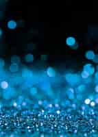 Free photo blue shimmering glitter