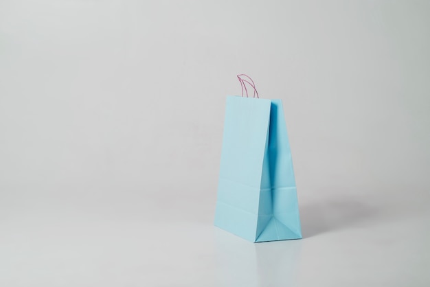 Blue shopping bag