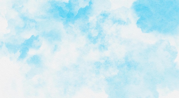 blue sky Watercolor background