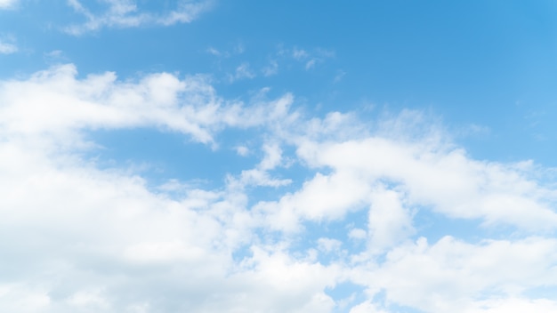 Blue sky with cloud in sunshine day