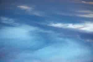 무료 사진 흰 면화 구름과 푸른 하늘