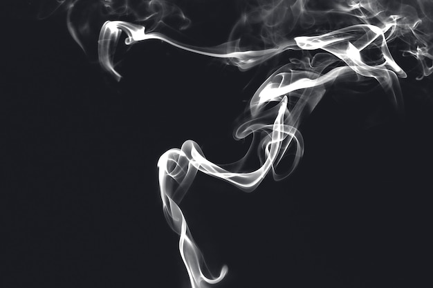 Free photo blue smoke on dark background wallpaper