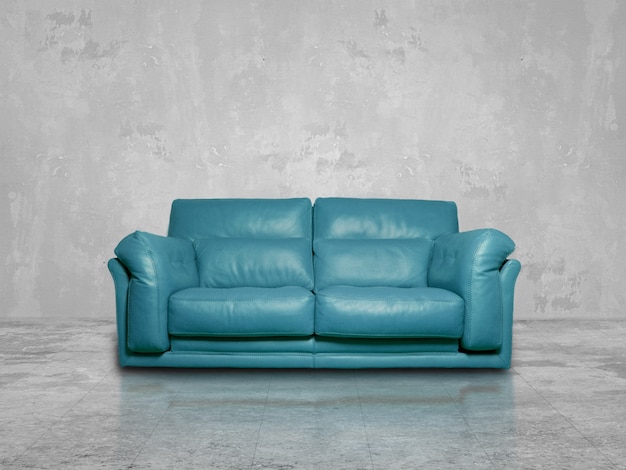 Foto gratuita divano blu