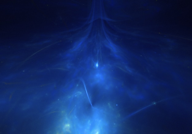 Blue space wallpaper