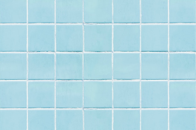 Free photo blue square tiled texture background