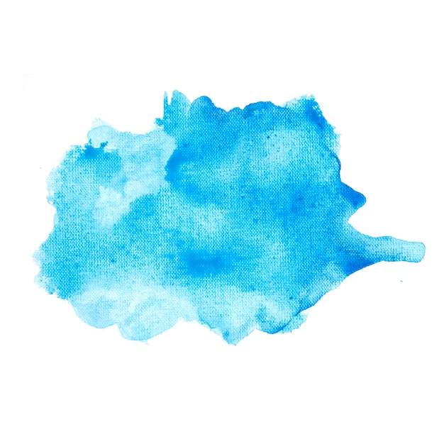 Blue stain on white paper