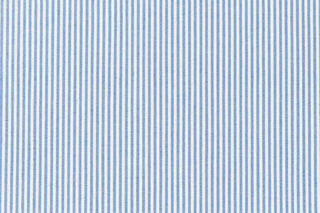 白い布のテクスチャの背景に青いストライプの線 無料の写真