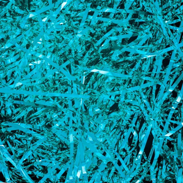 Blue tinsel background 