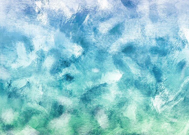 Blue and turquoise Brushstrokes Background