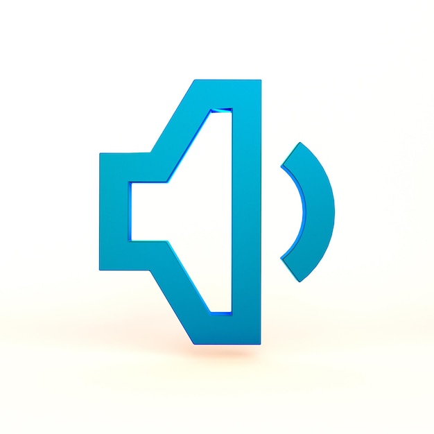 Blue Volume Icon