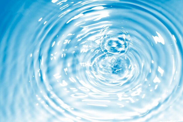 Blue water ripple textured wallpaper