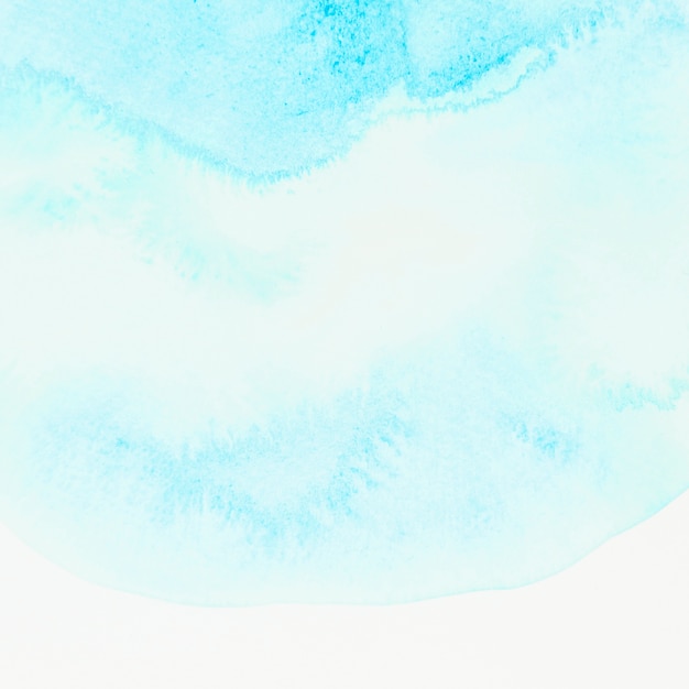 Синий акварельный абстрактный фон