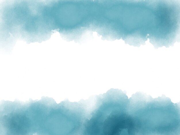 Blue watercolor background