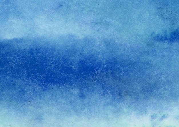 Синяя акварель