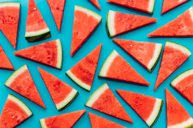 Blue watermelon background