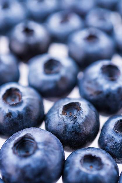 Blueberries close up