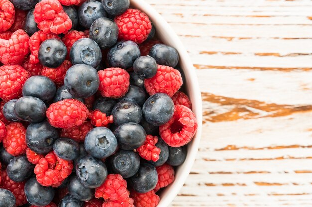 Blueberry and Rasberry fruit