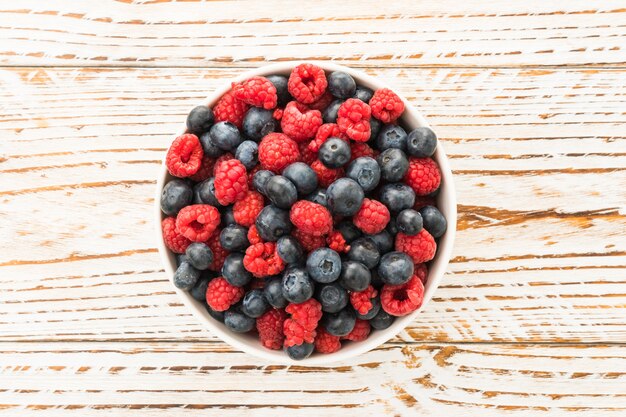 Blueberry and Rasberry fruit