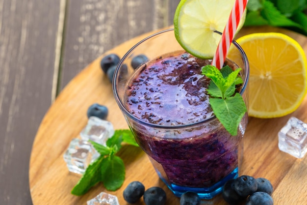 Blueberry smoothies