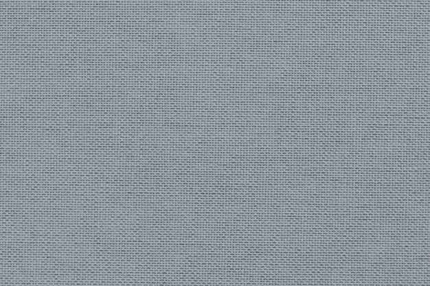 青みがかった灰色の生地の織物の織り目加工の背景