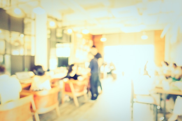 Blur coffee shop
