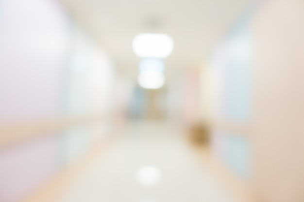 Free photo blur hospital and clinic interior