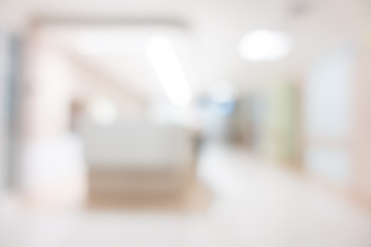 Free Photo blur hospital and clinic interior