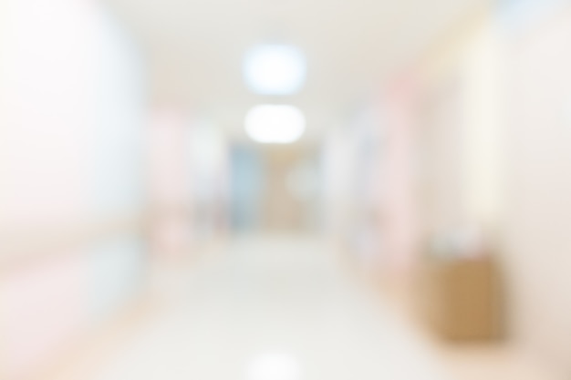 Blur hospital and clinic interior