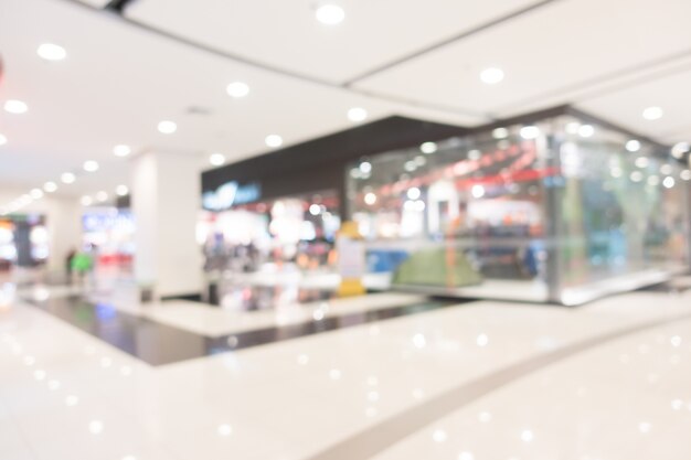 Blur shopping mall