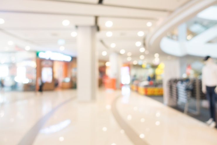 Free Photo blur shopping mall