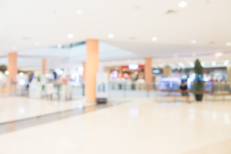 Free Photo blur shopping mall