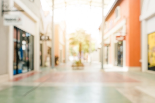 Blurred background - Store of shopping mall blur background with bokeh. vintage filtered image.