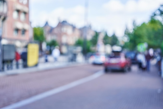 Foto gratuita sfondo sfocato della strada