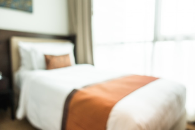 Free photo blurred bed