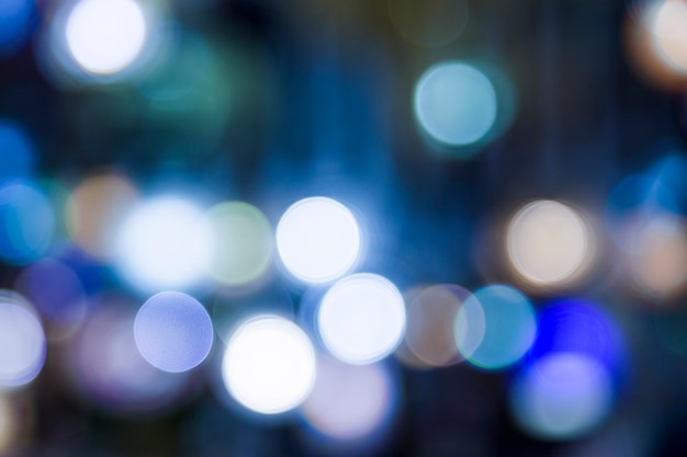 Free photo blurred city lights