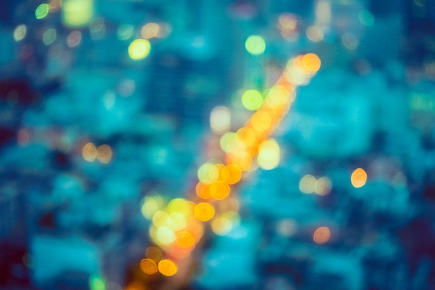 Free photo blurred city