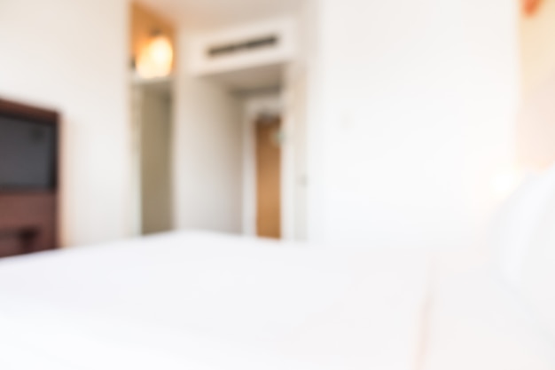 Free photo blurred double bed